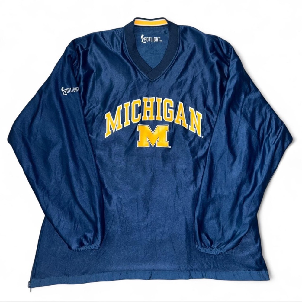 Vintage Michigan Wolverines Reversible Windbreaker
